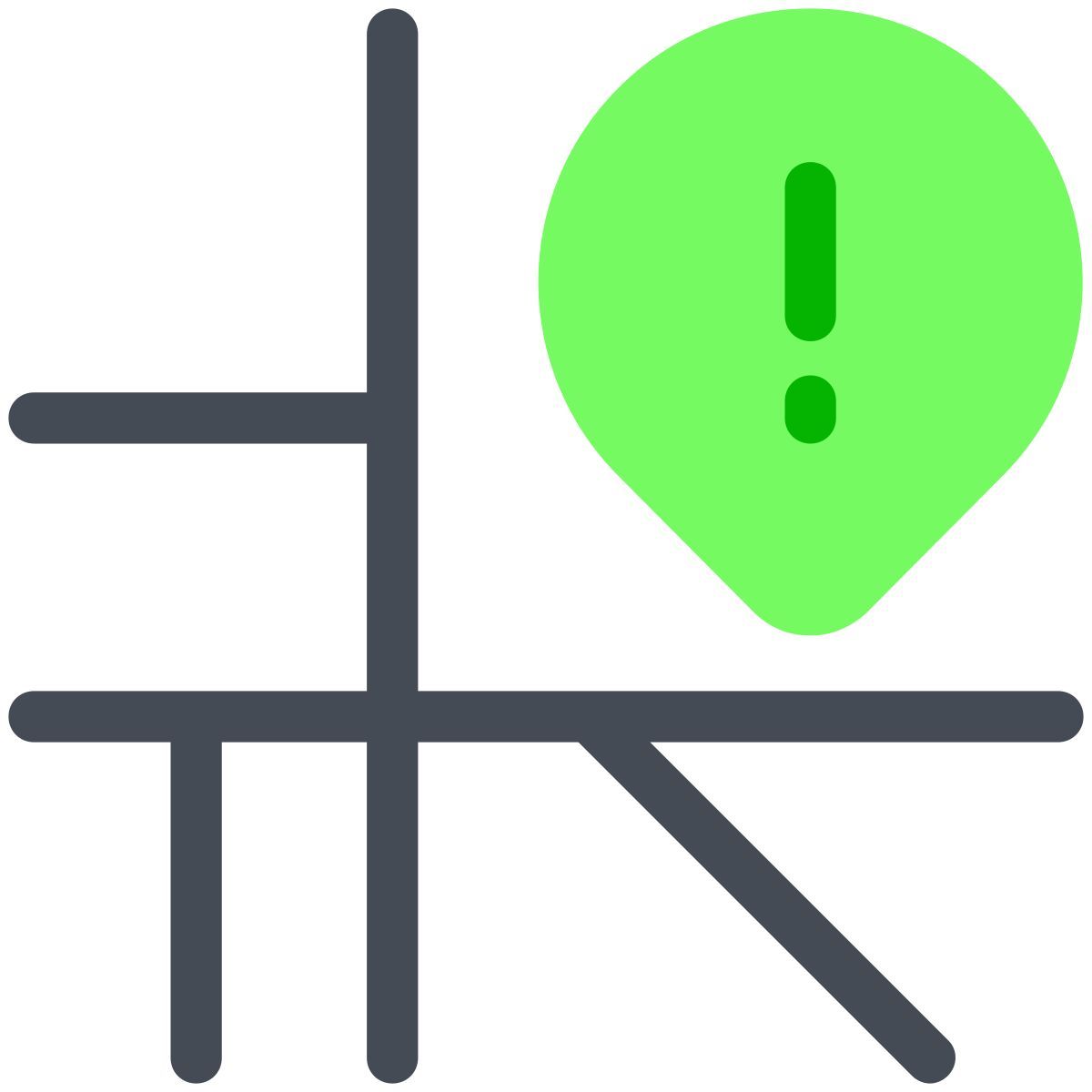 pastel color style gps 位置 icon