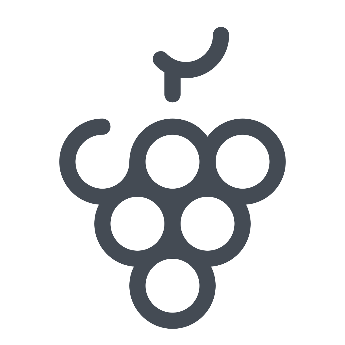 pastel color style grapes  v2 icon