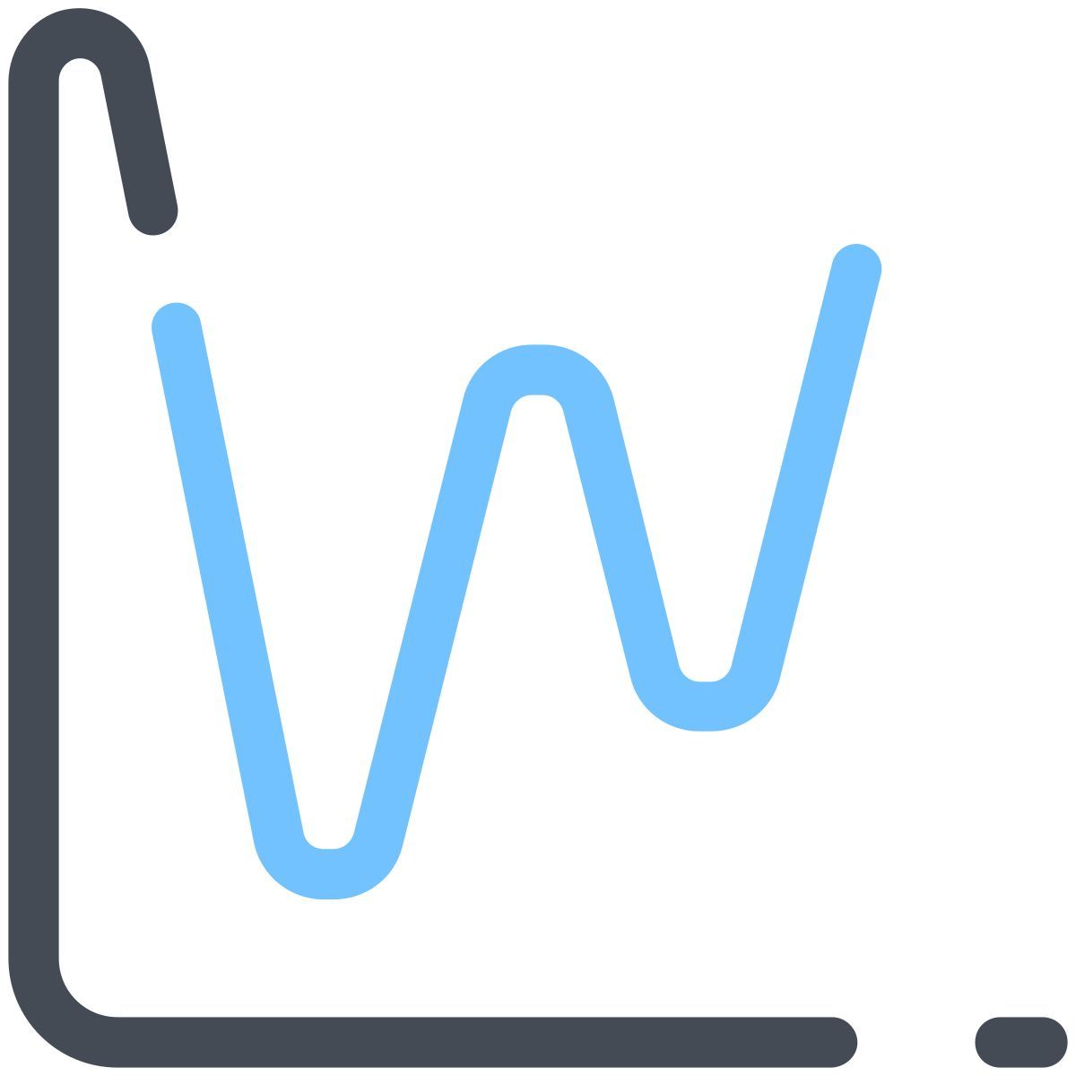 pastel color style graphique icon