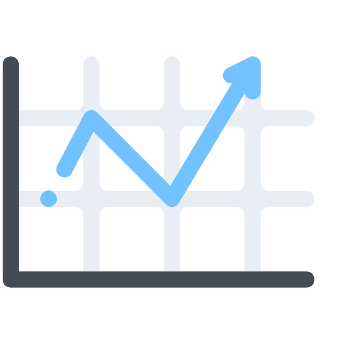 pastel color style grafico icon