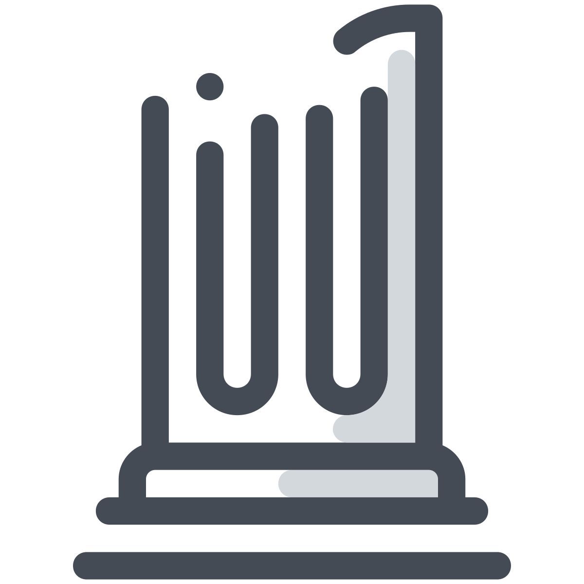 pastel color style base del pilar griego icon