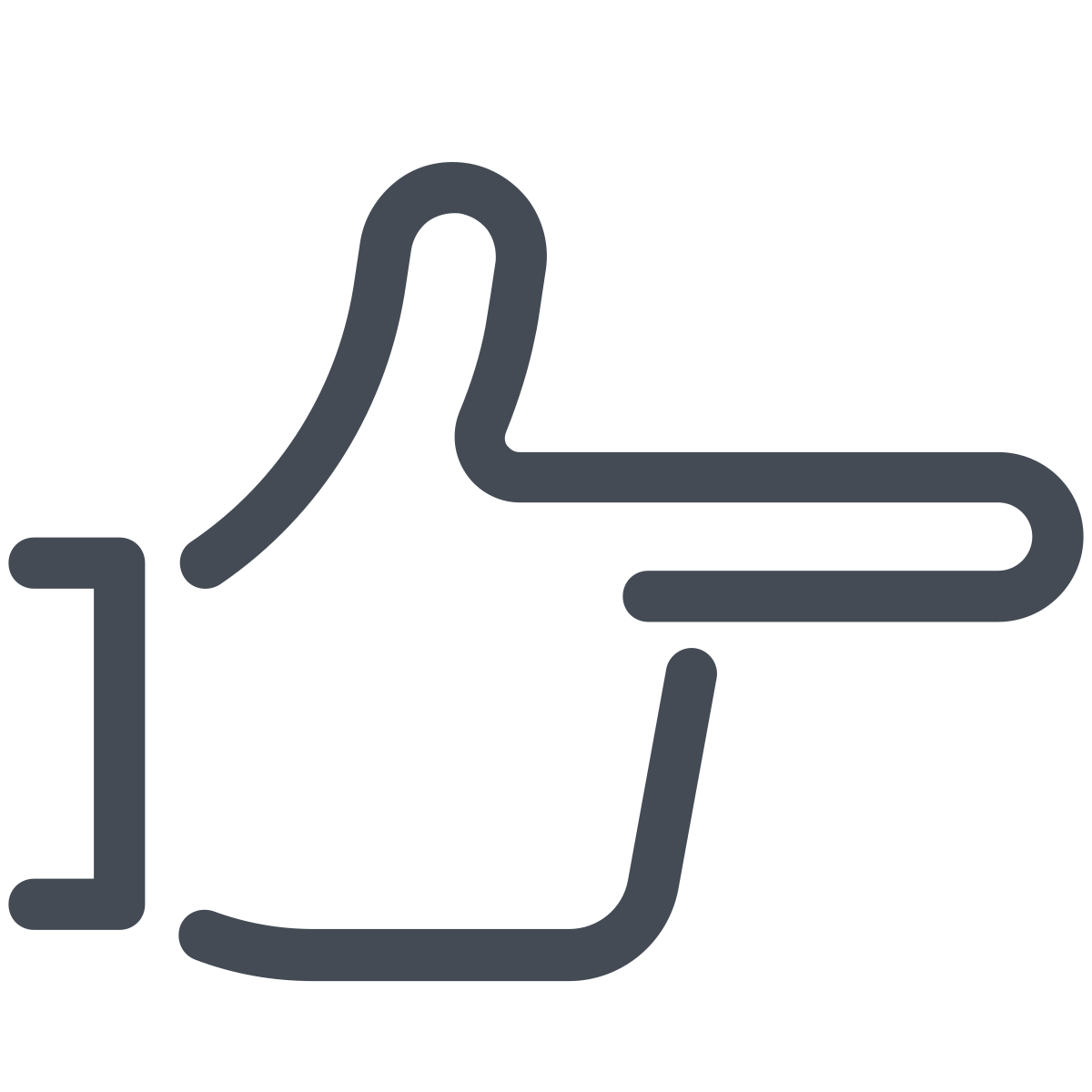 pastel color style hand right  v2 icon