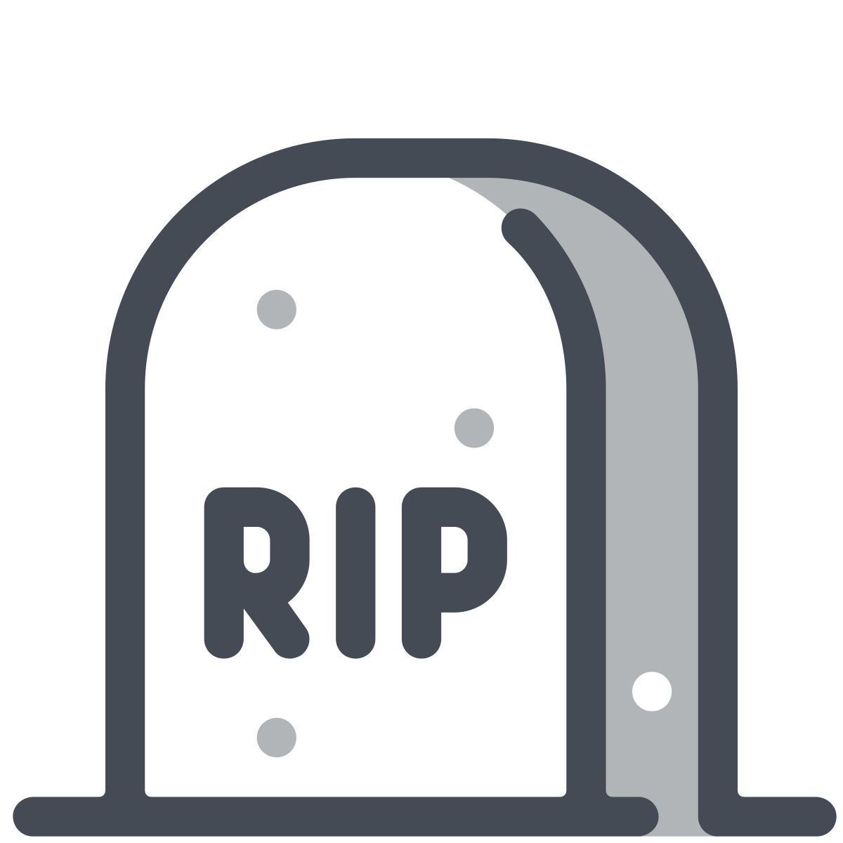 pastel color style beerdigung icon