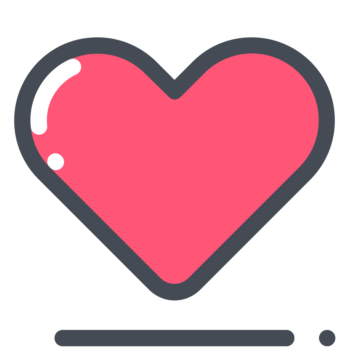 pastel color style hearts  v2 icon