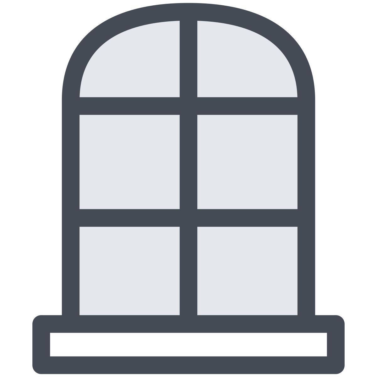 pastel color style janela de casa icon