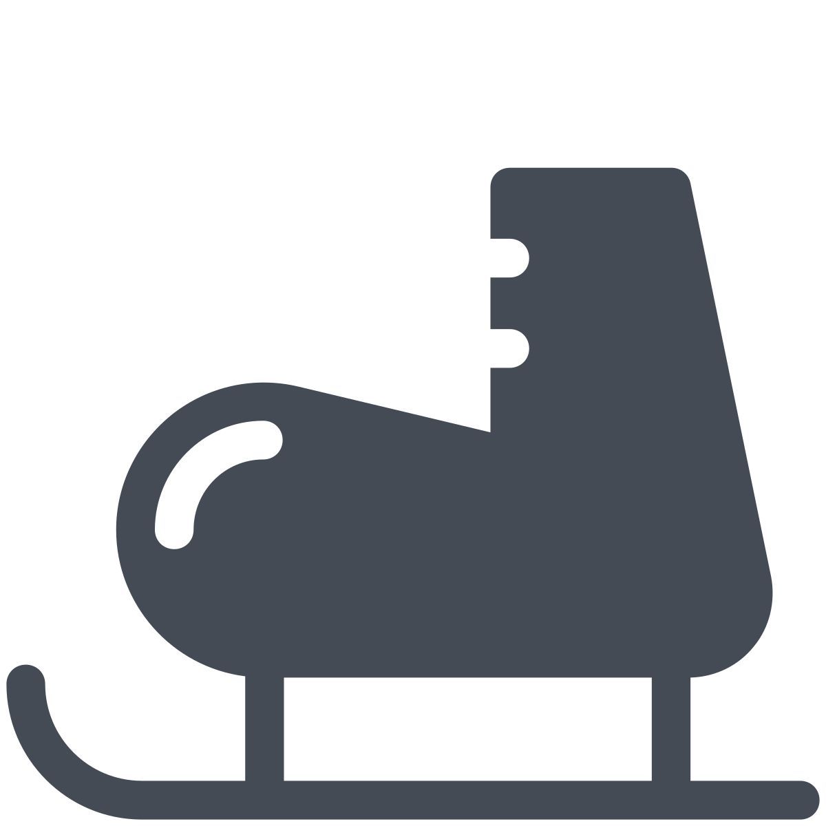 pastel color style pattinaggio sul ghiaccio icon