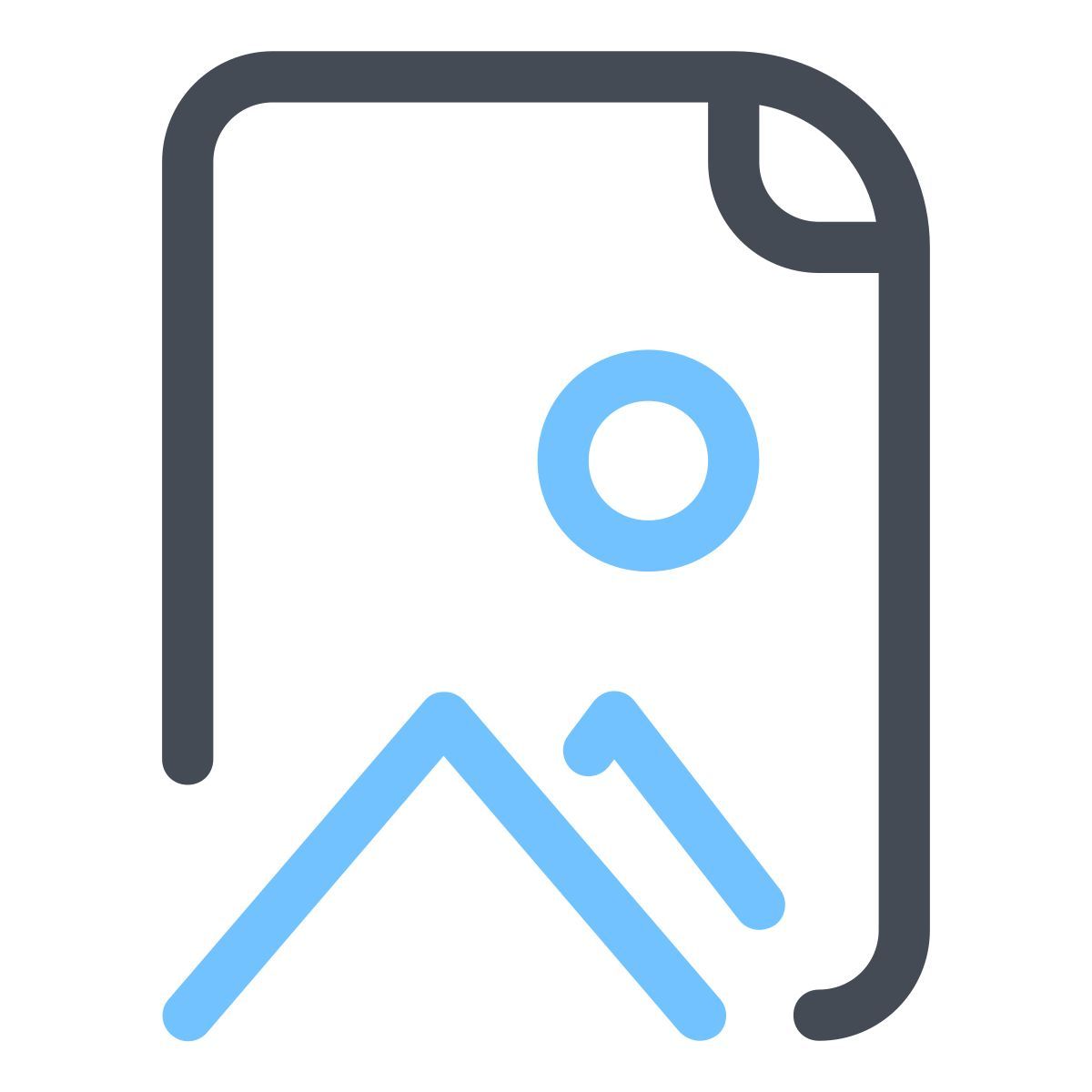 pastel color style 이미지 파일 icon