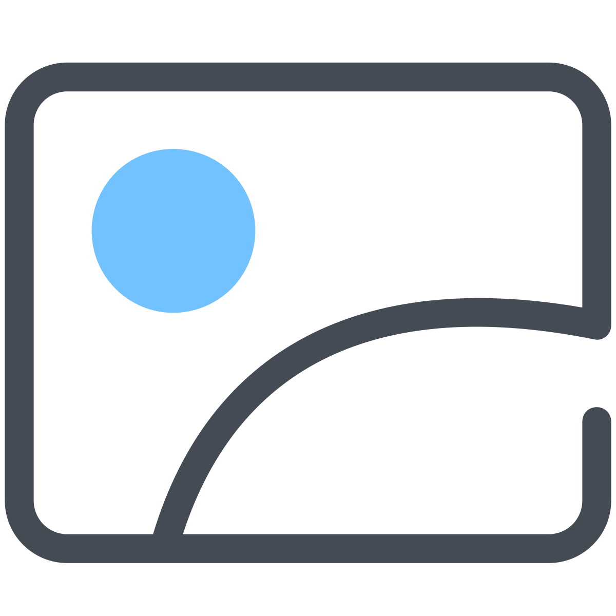 pastel color style image icon