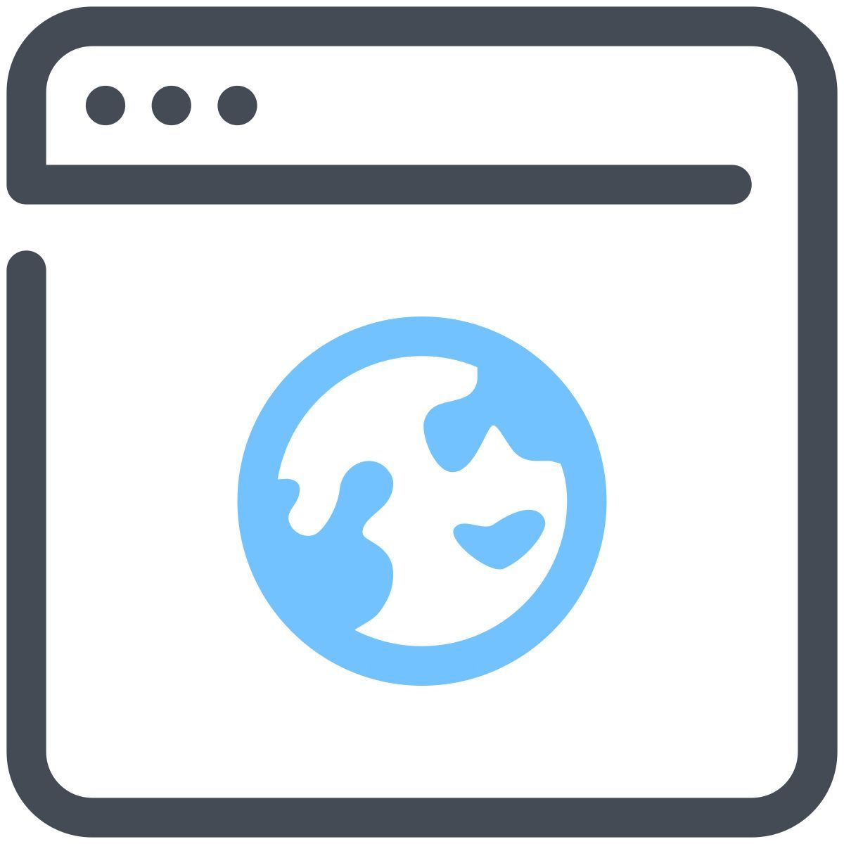 pastel color style 인터넷 브라우저 icon