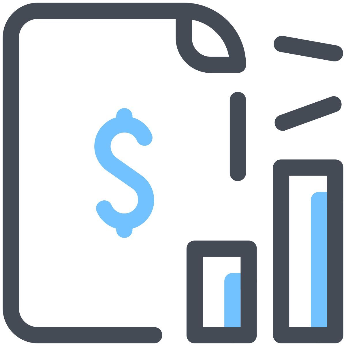 pastel color style investment icon