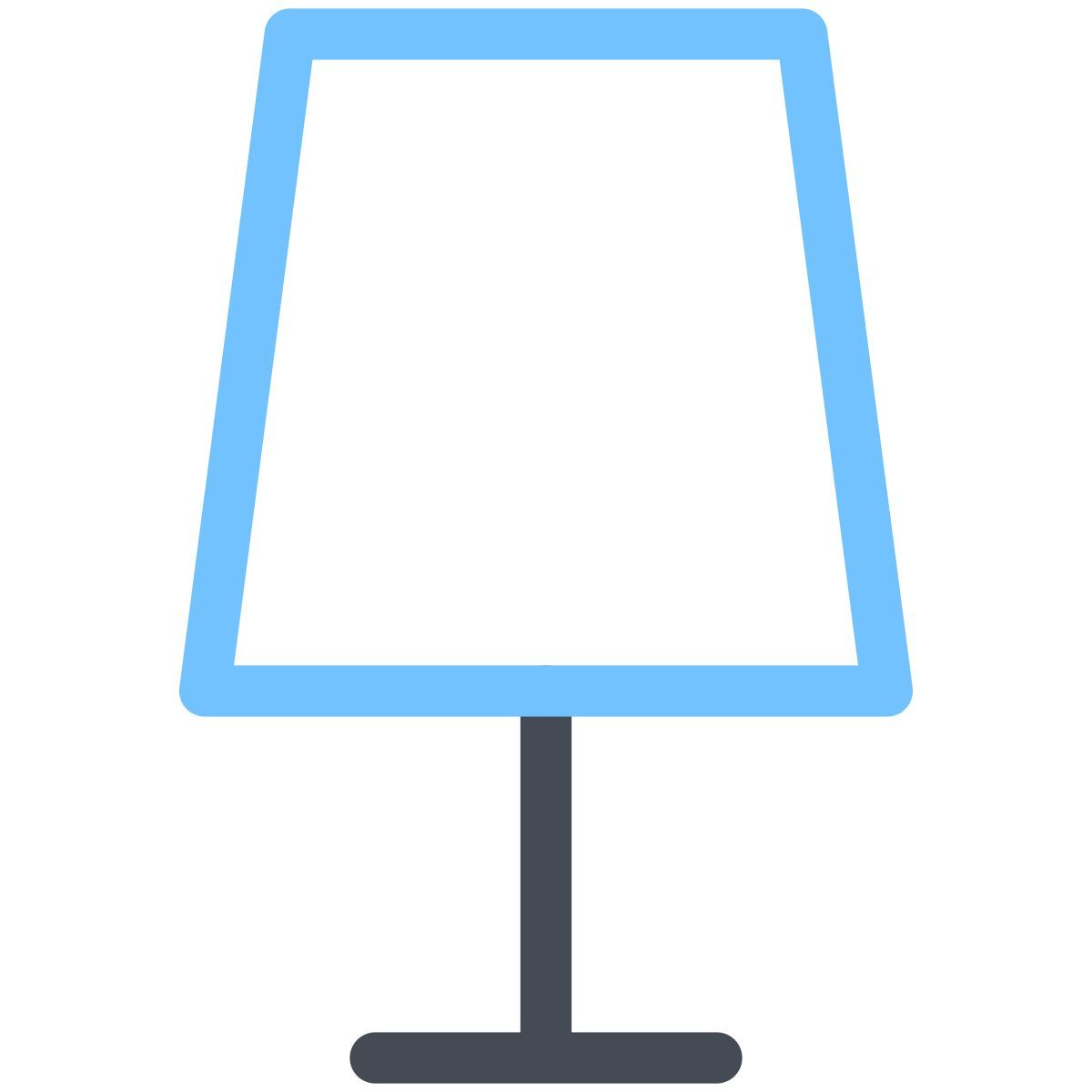 pastel color style lampada icon