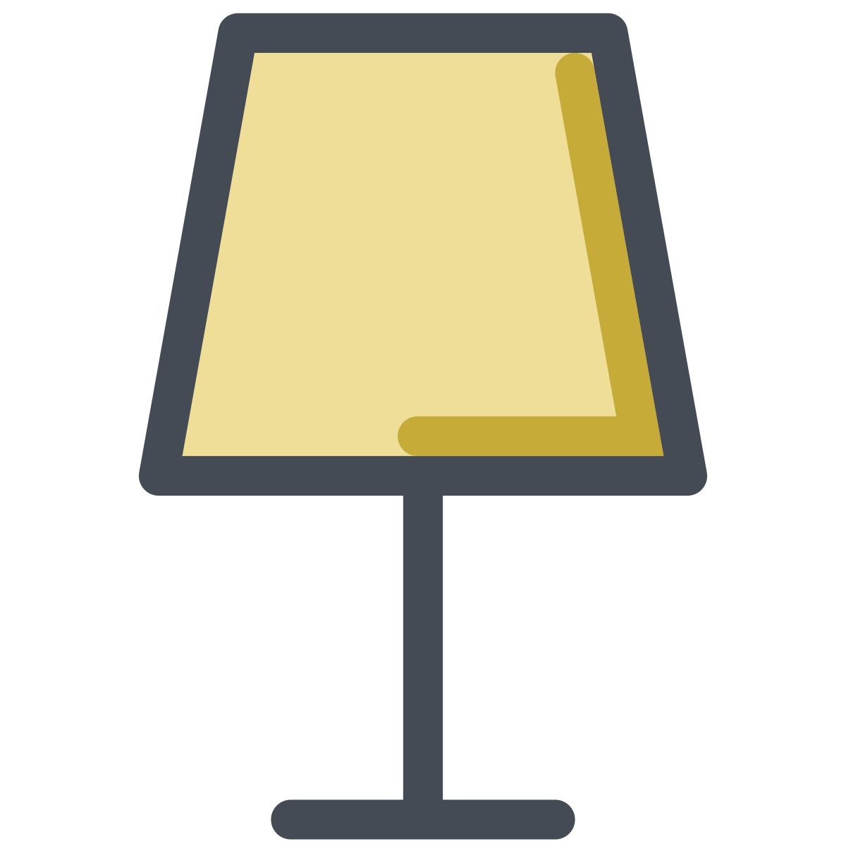 pastel color style lampada icon