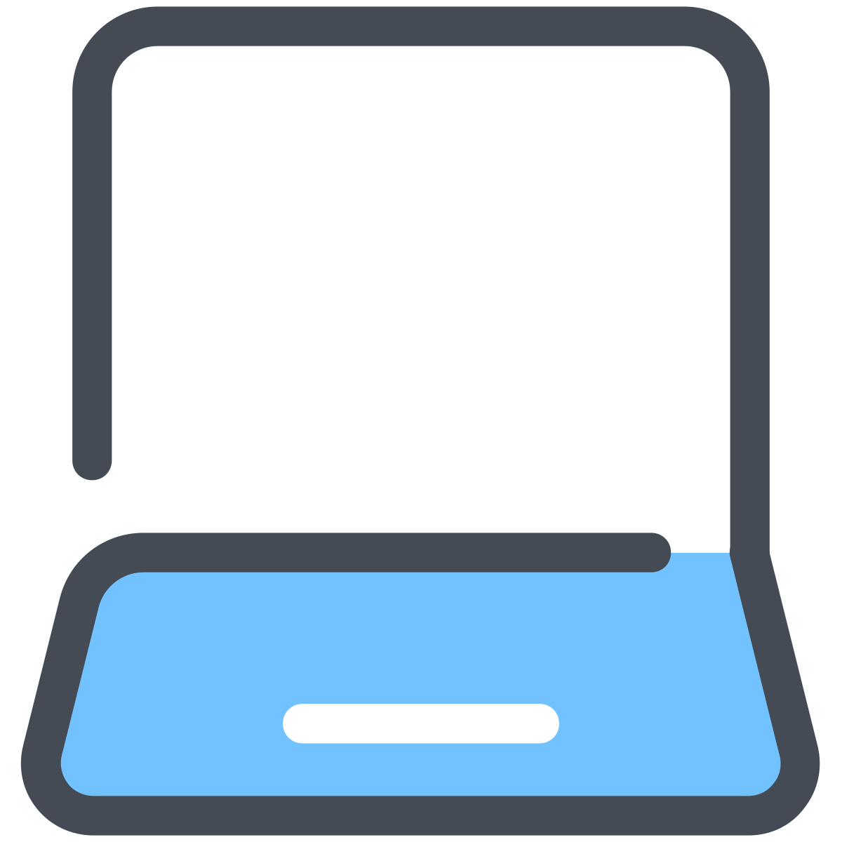 pastel color style laptop  v3 icon