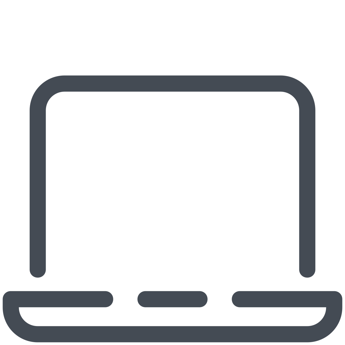 pastel color style laptop computer icon
