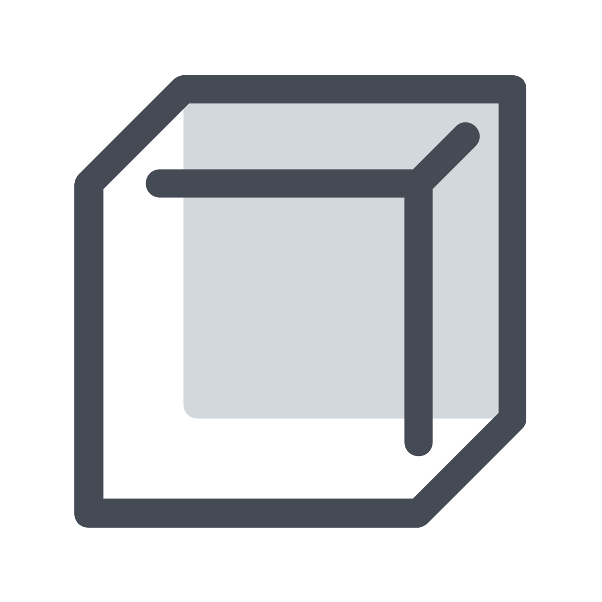 pastel color style left view icon