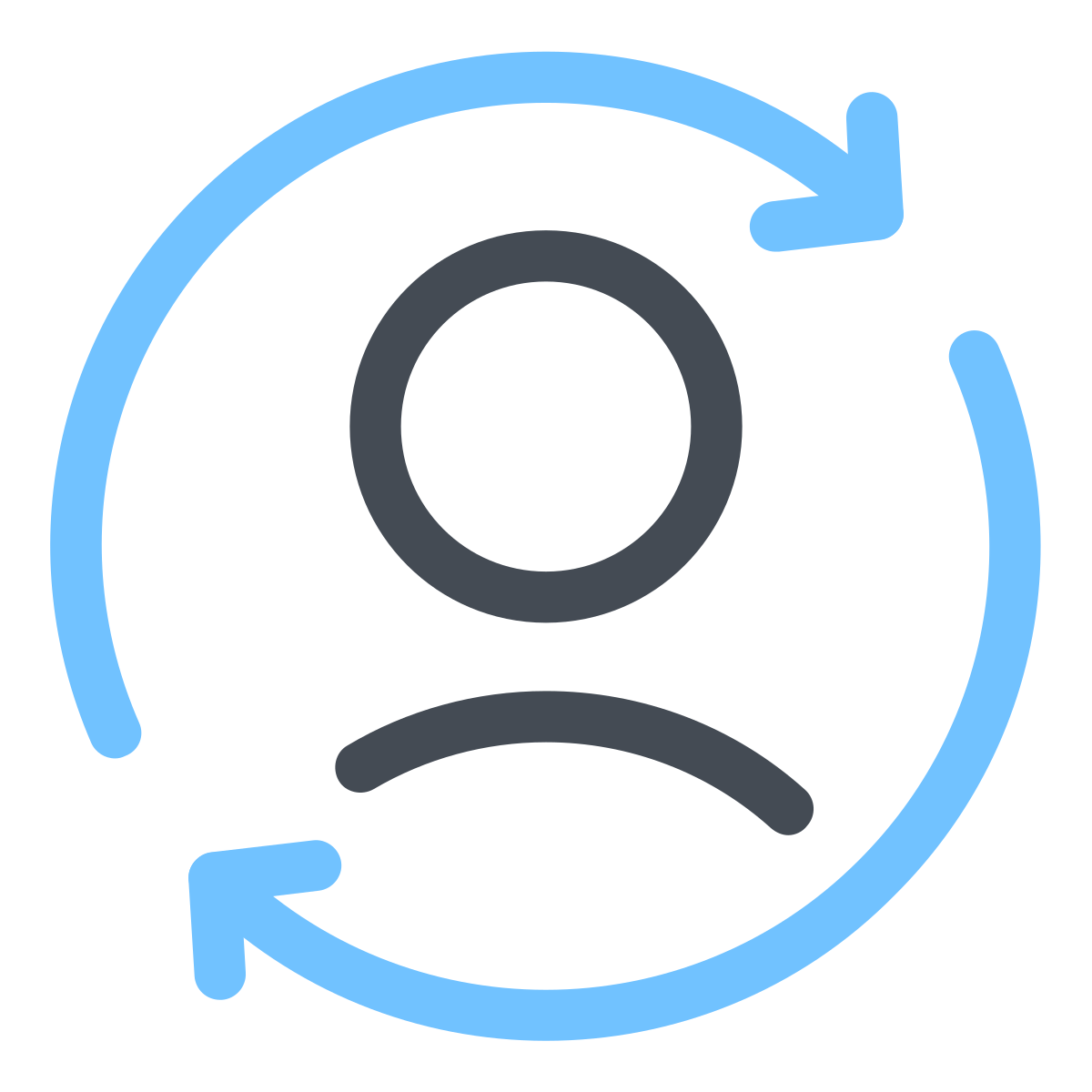 pastel color style lifecycle icon