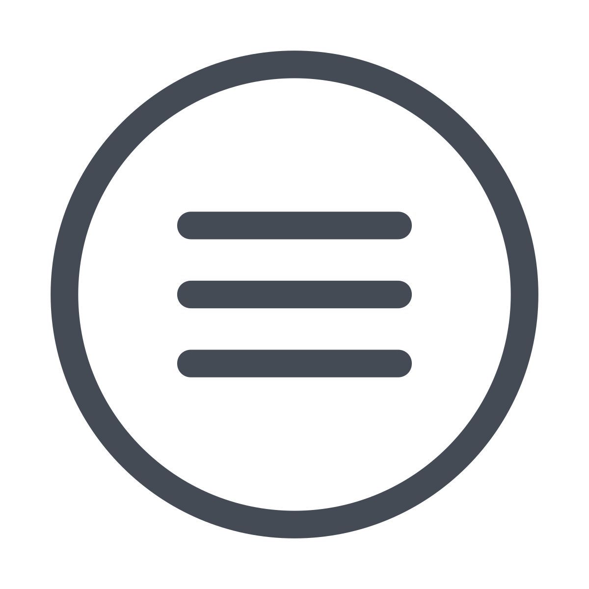 pastel color style menu icon