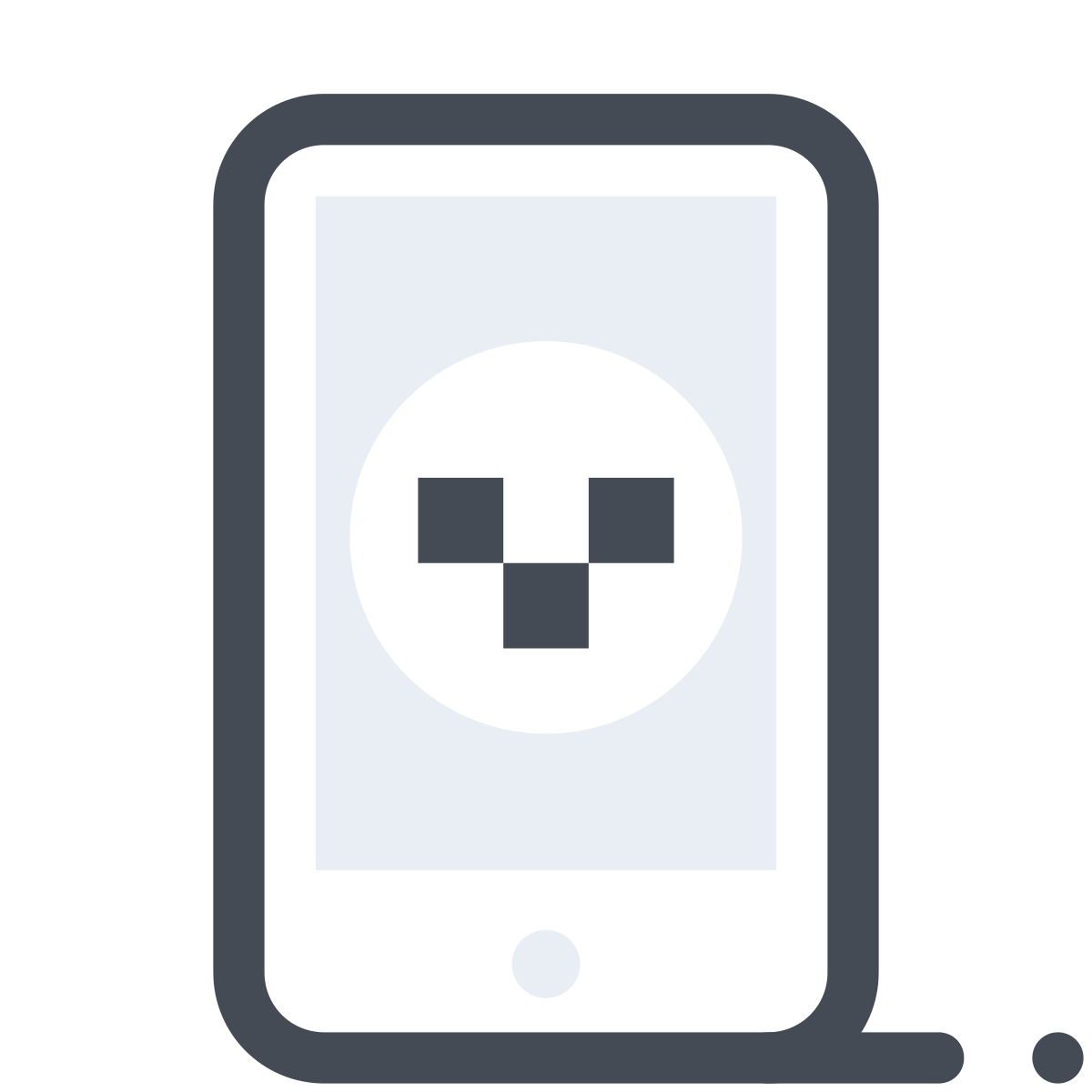 pastel color style mobile taxi service icon