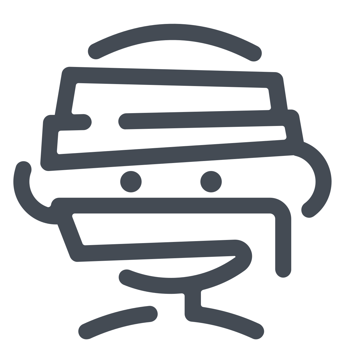 pastel color style mummy icon