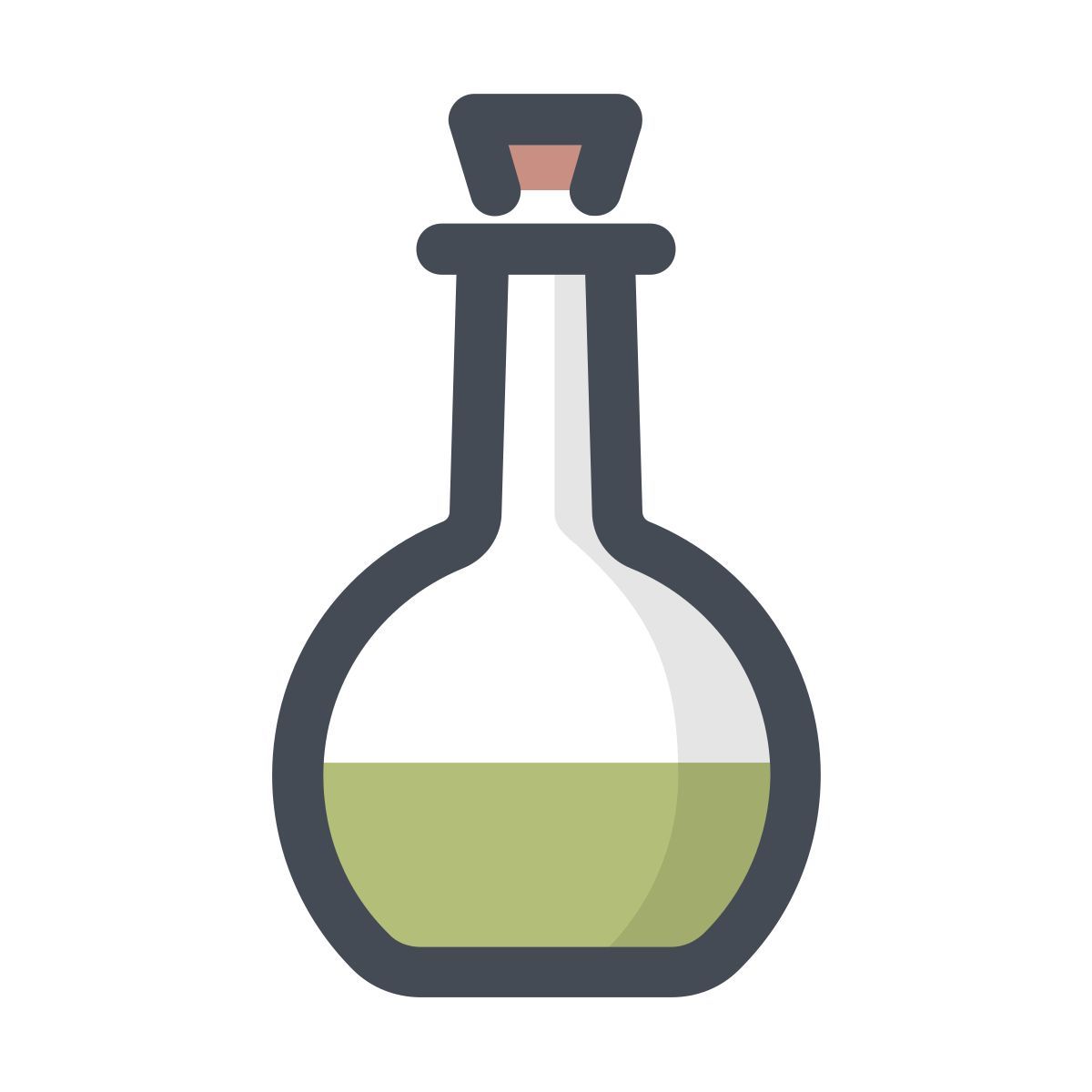 pastel color style olivenöl icon