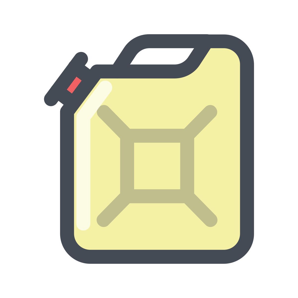 pastel color style 汽油 icon