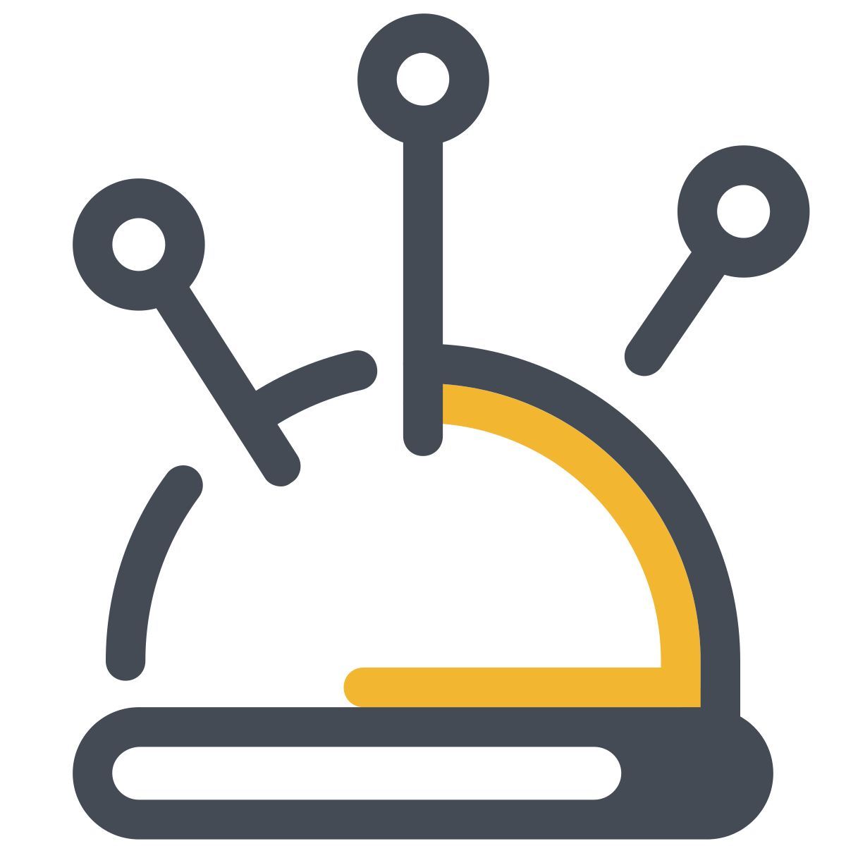 pastel color style pin cushion icon