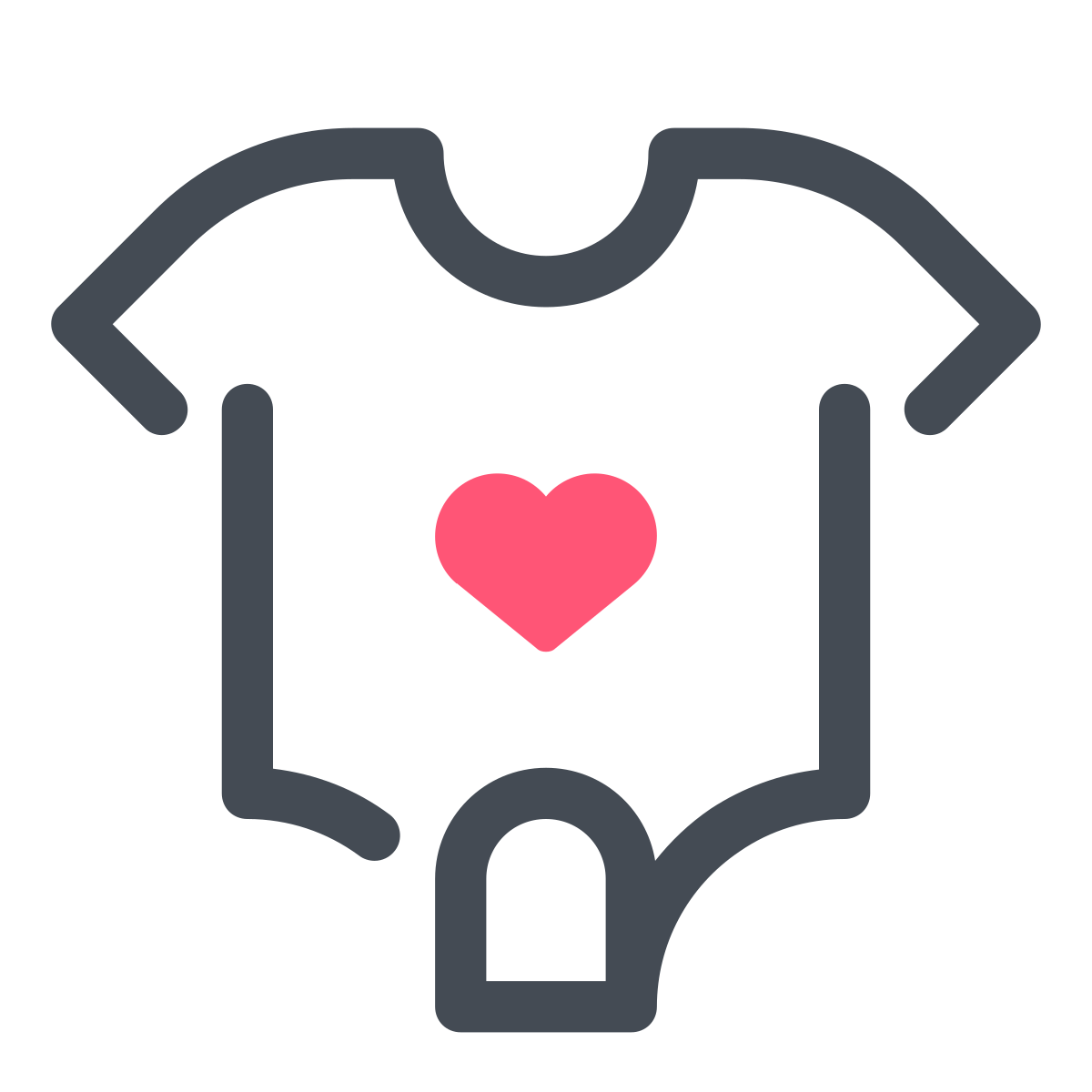pastel color style romper icon