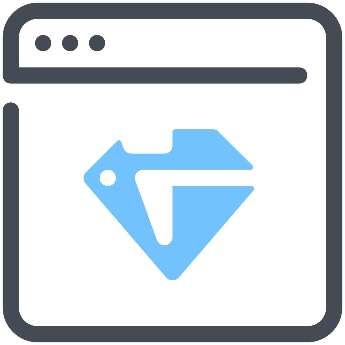 pastel color style 루비 웹사이트 icon