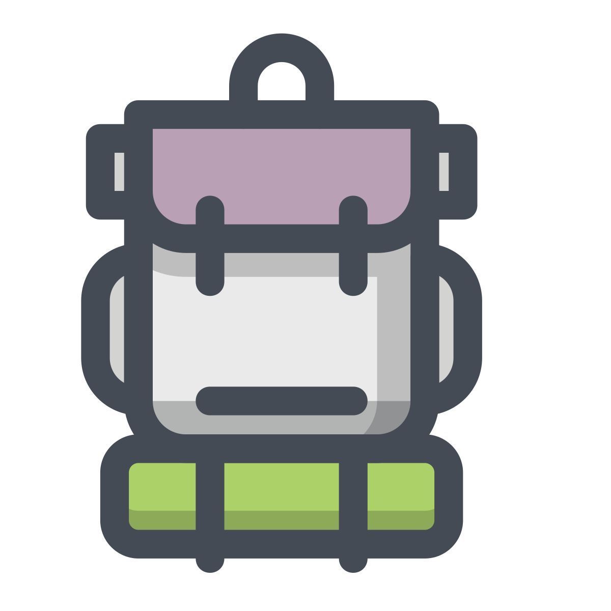 pastel color style zaino icon