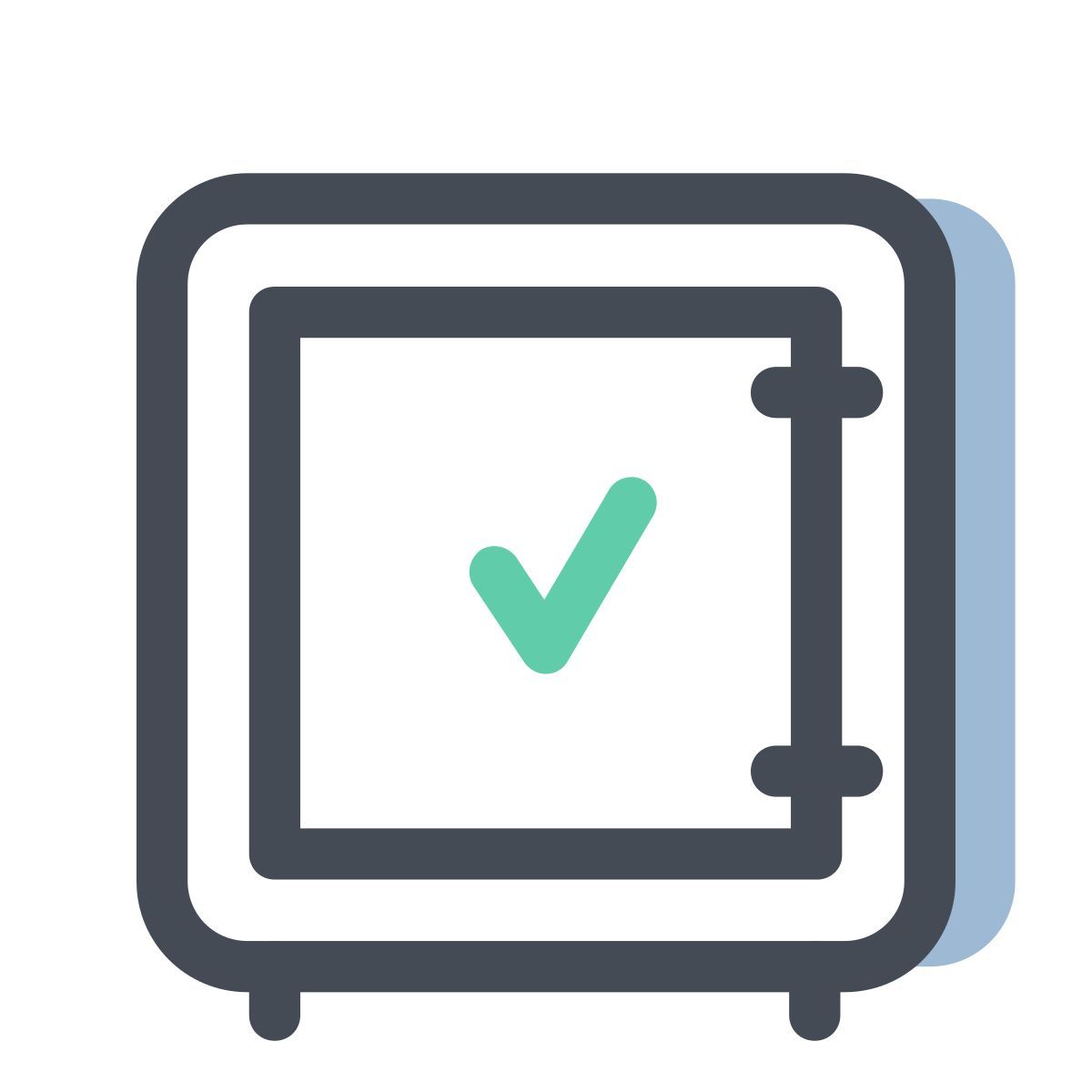 pastel color style seguro icon
