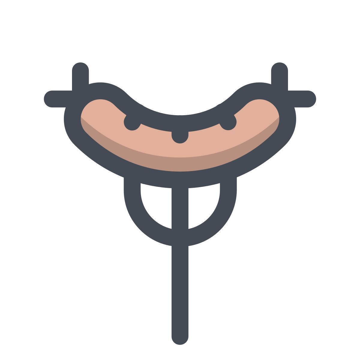 pastel color style 香肠 icon