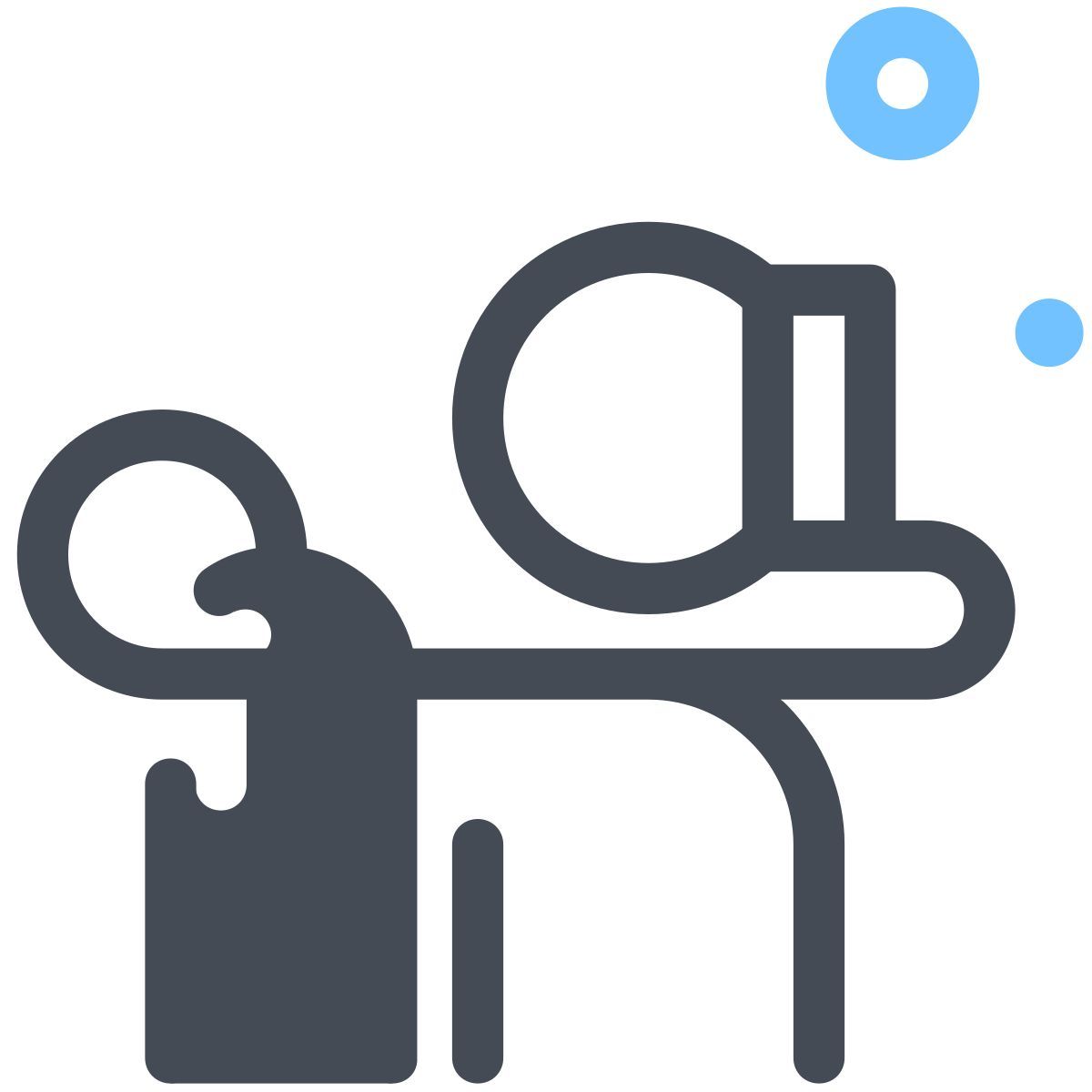 pastel color style mergulho icon