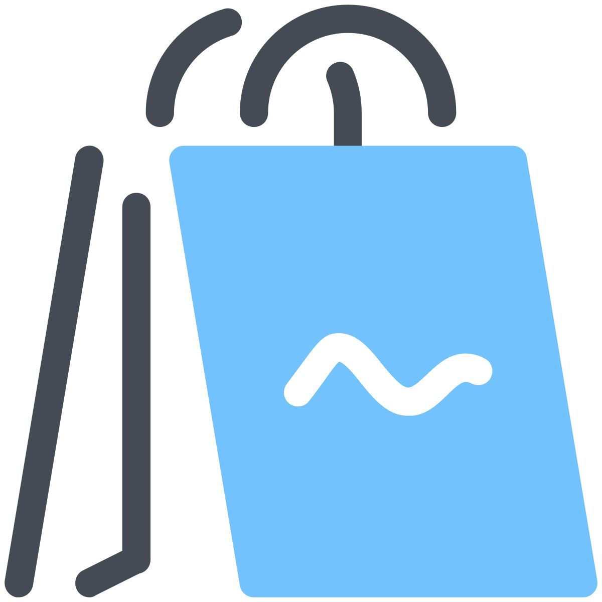 pastel color style sacs à provisions icon