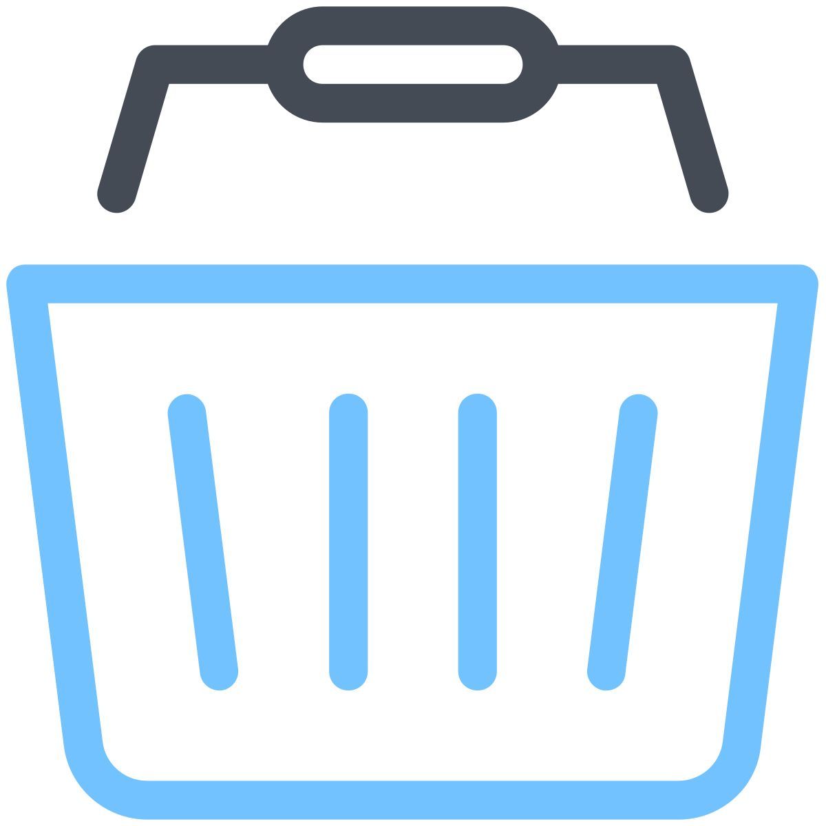 pastel color style 购物车2 icon