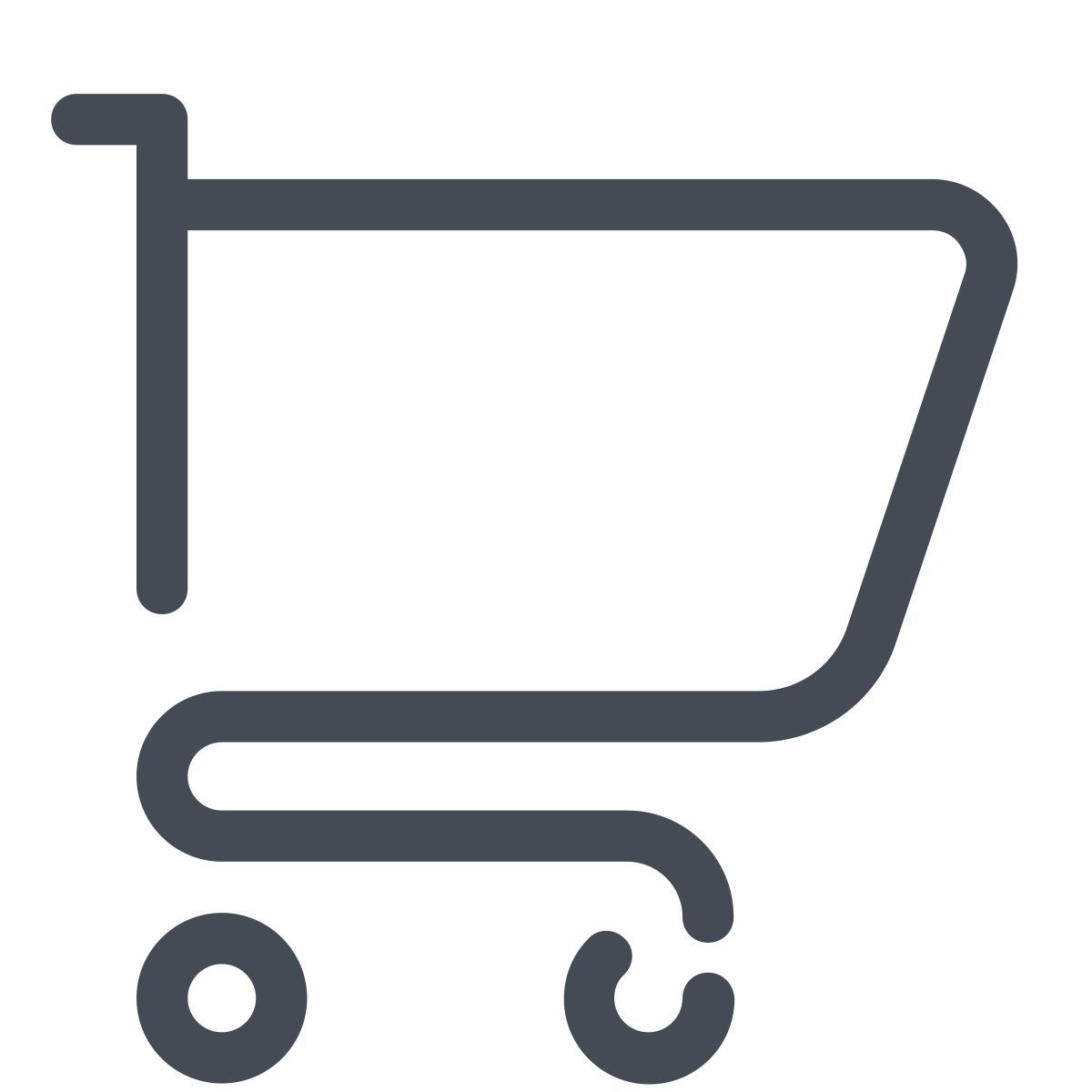pastel color style shopping cart icon