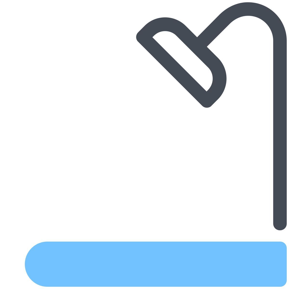 icon tomar banho pastel color estilo