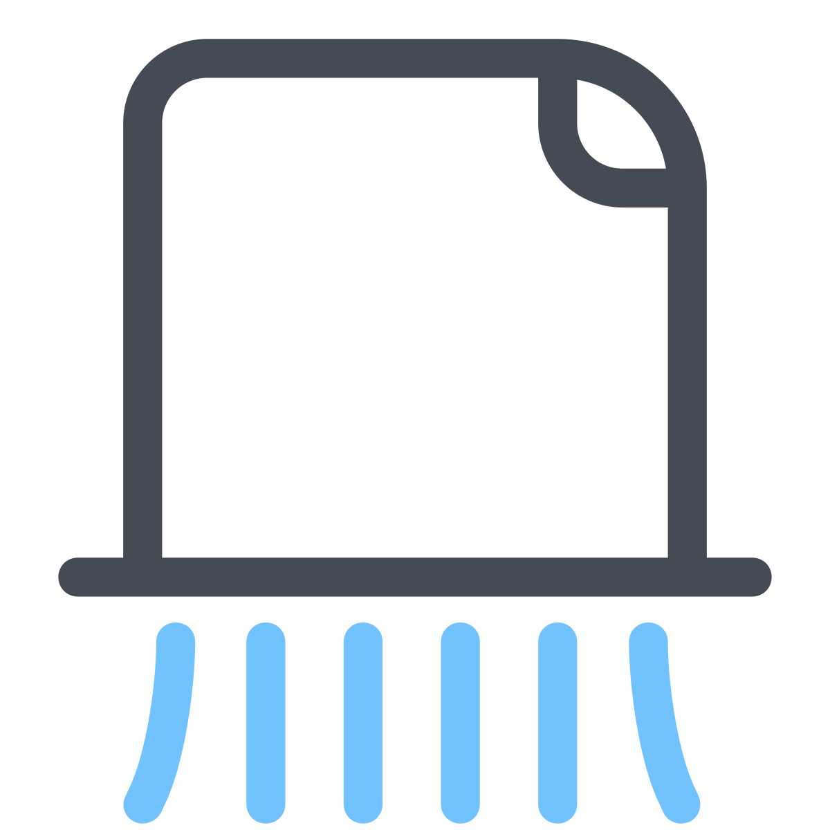 pastel color style shredder icon