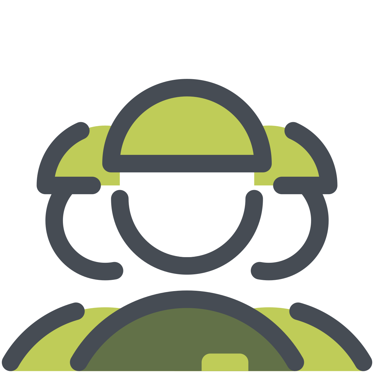pastel color style soldiers icon