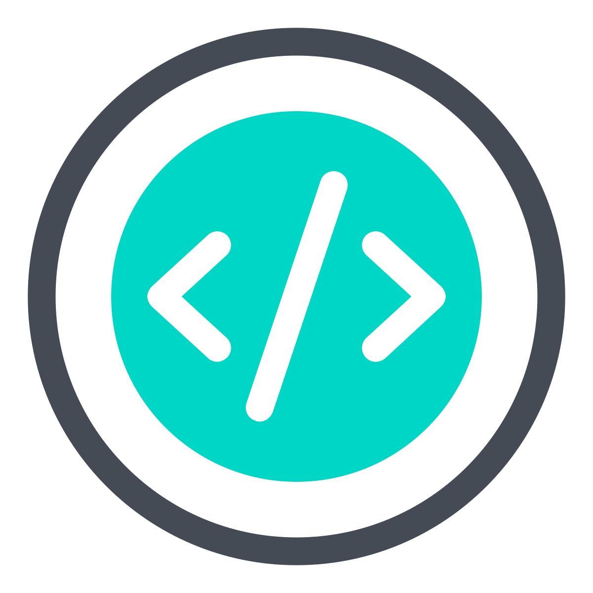 pastel color style code source icon