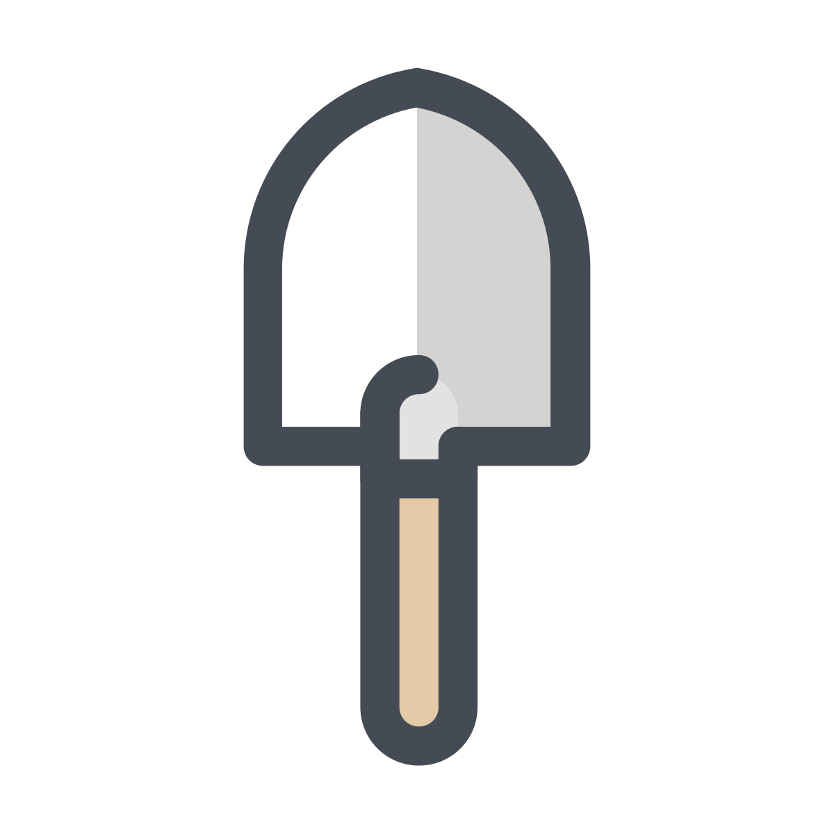 pastel color style spade  v1 icon