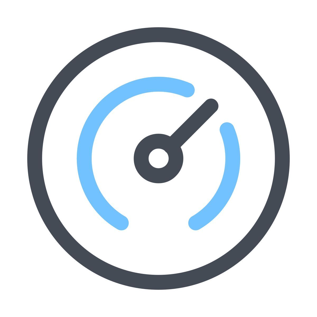 pastel color style speed icon