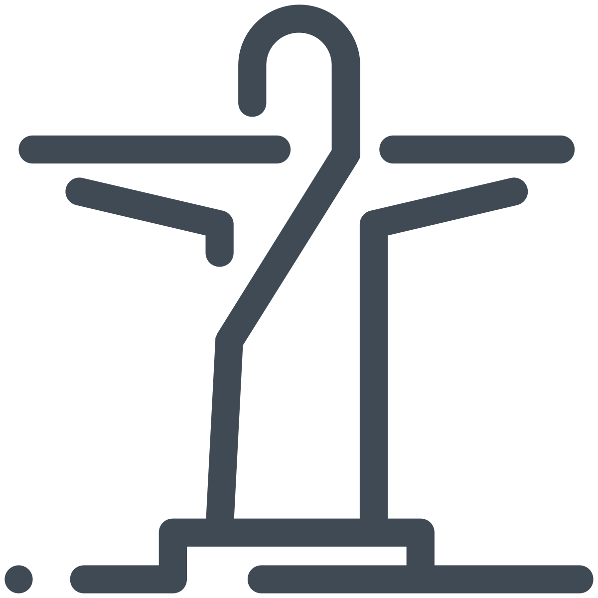 pastel color style statue of christ the redeemer  v2 icon