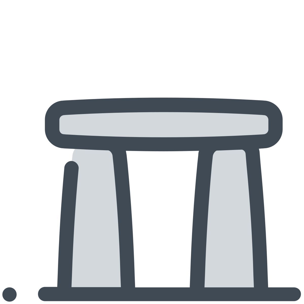 pastel color style stonehenge icon