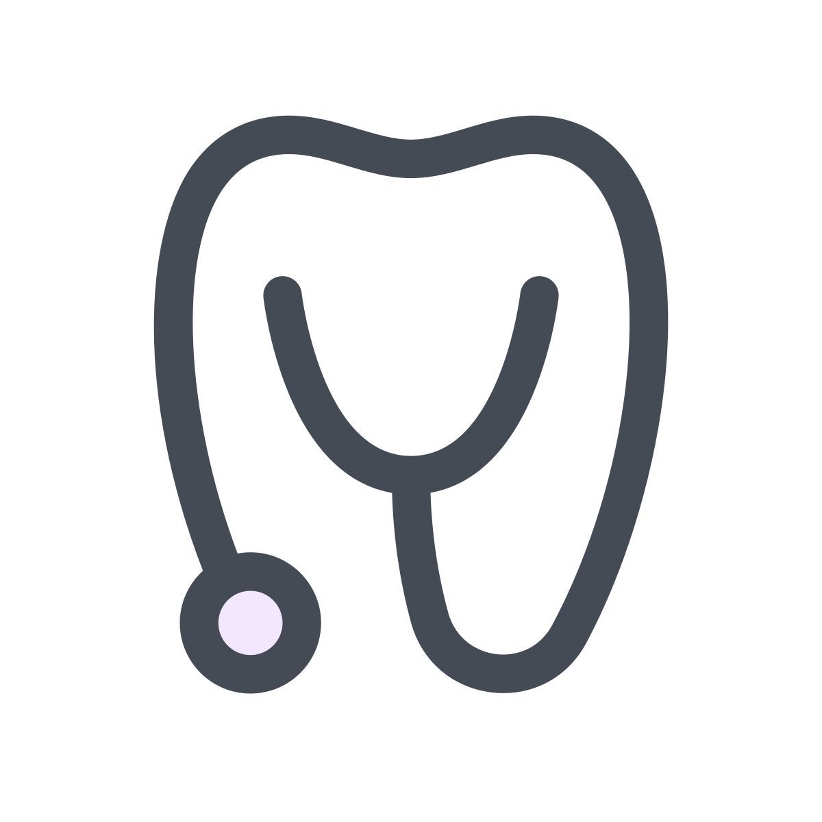 pastel color style odontoiatria icon