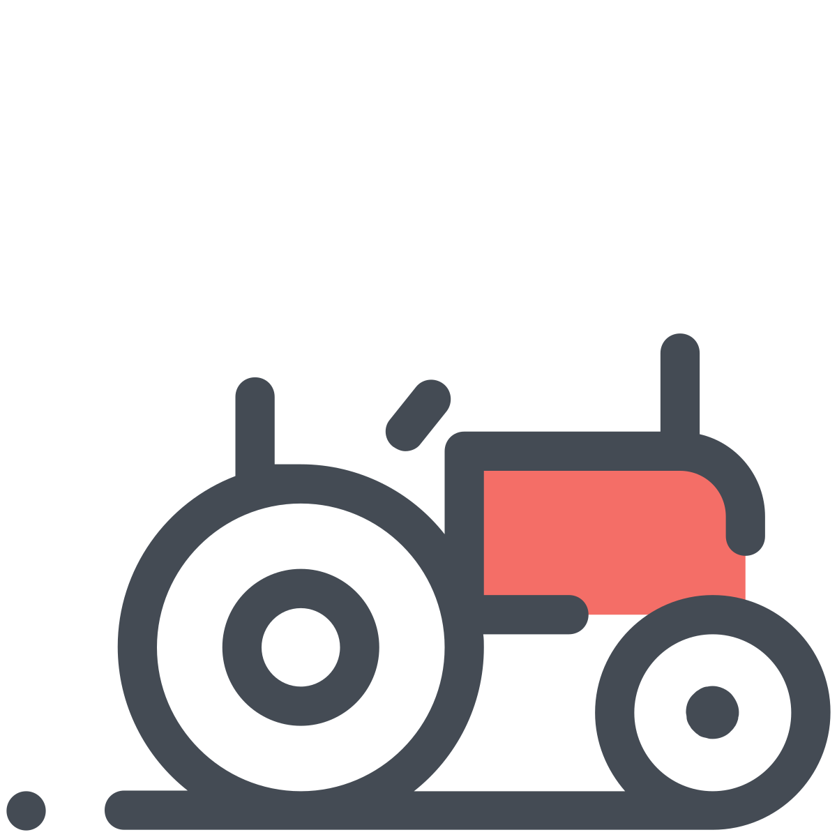 pastel color style tractor  v2 icon