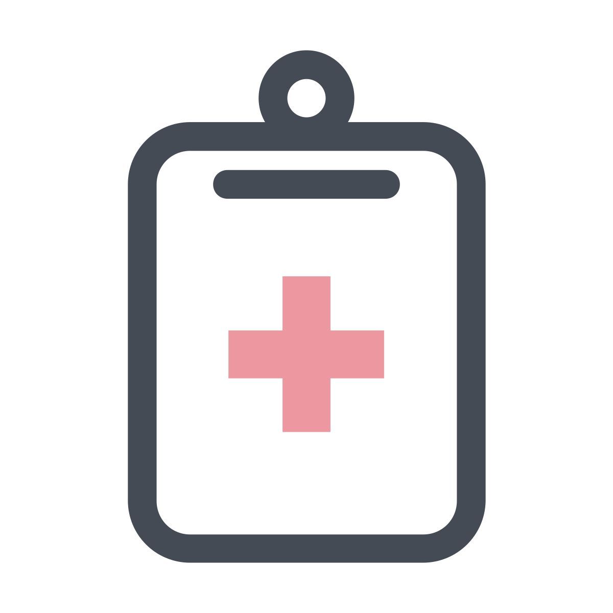 pastel color style piano di trattamento icon