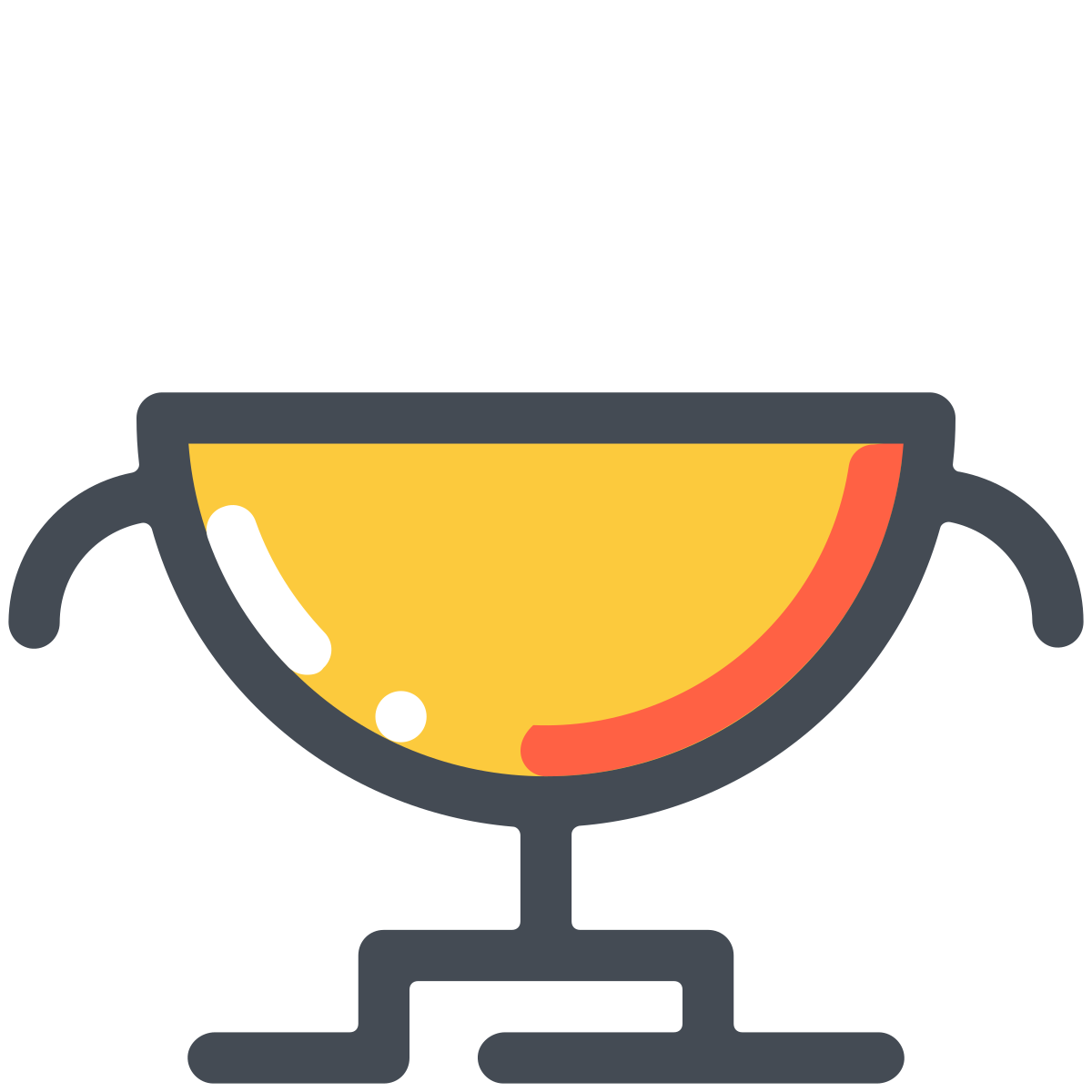 pastel color style trophy  v3 icon