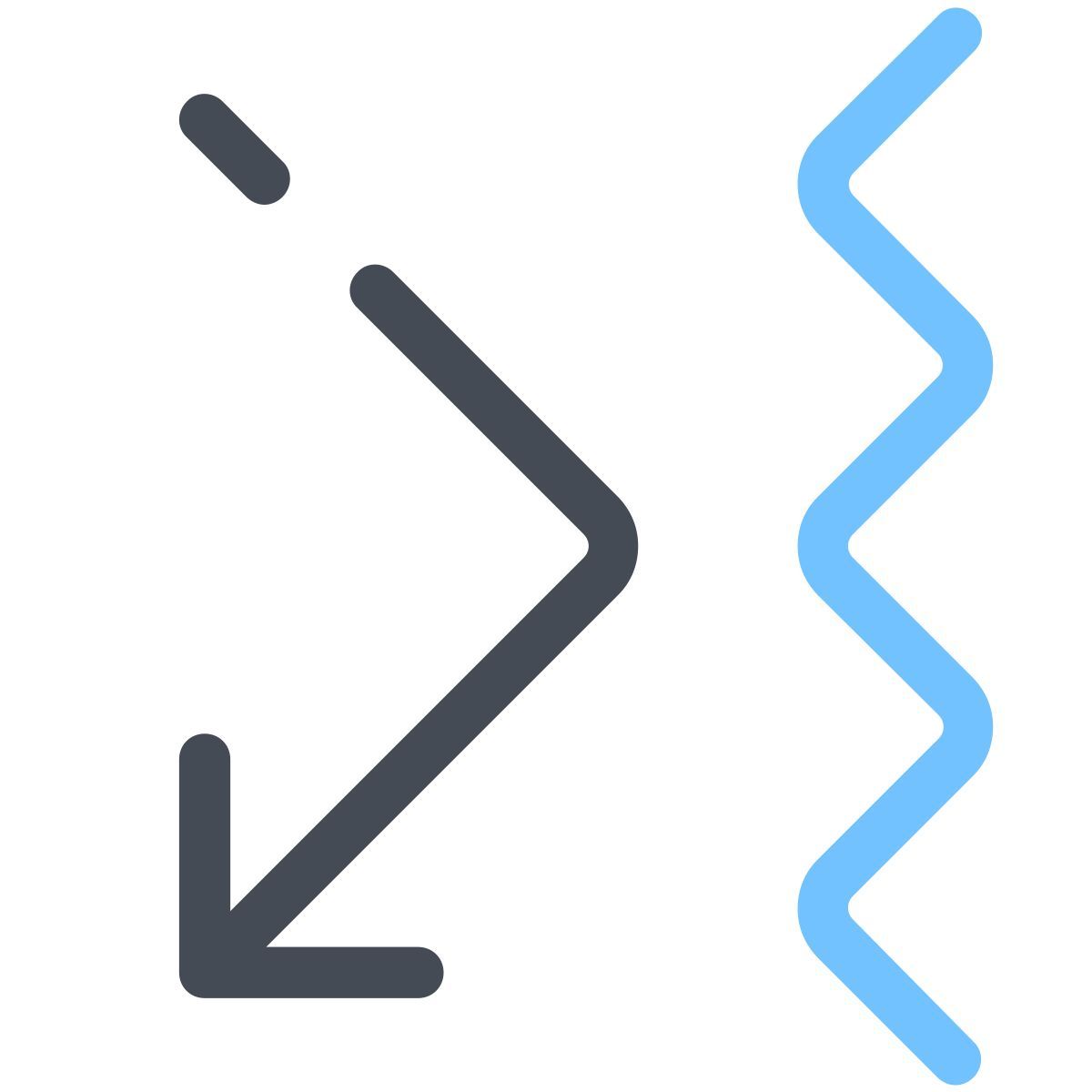 pastel color style rebotar icon