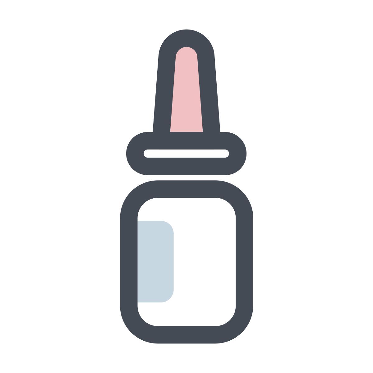 pastel color style 백신 드롭 icon