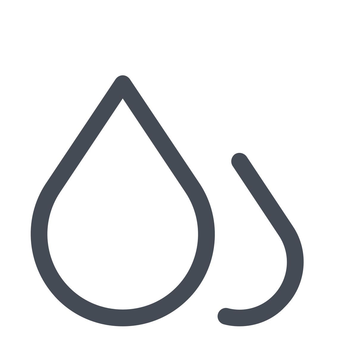 pastel color style 水滴 icon